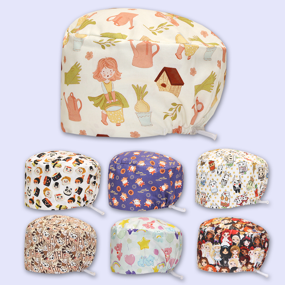 Medical Lab Business - Best Price Digital printed Scrub Caps
