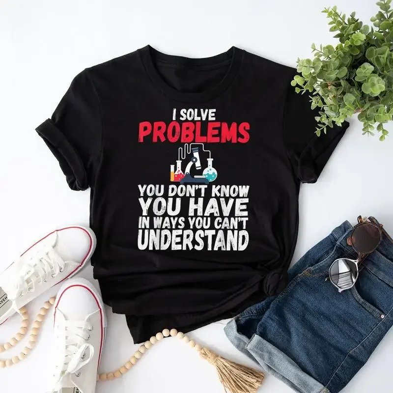Medical Lab Week - I Solve Problems Funny Medical Lab