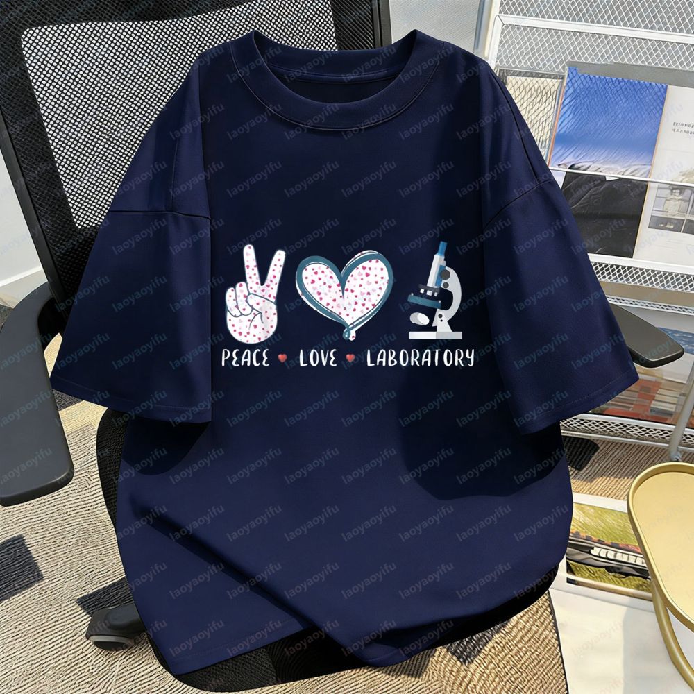 Lab Worker T-Shirt Peace Love  - Medical Lab Worker 评论和价格