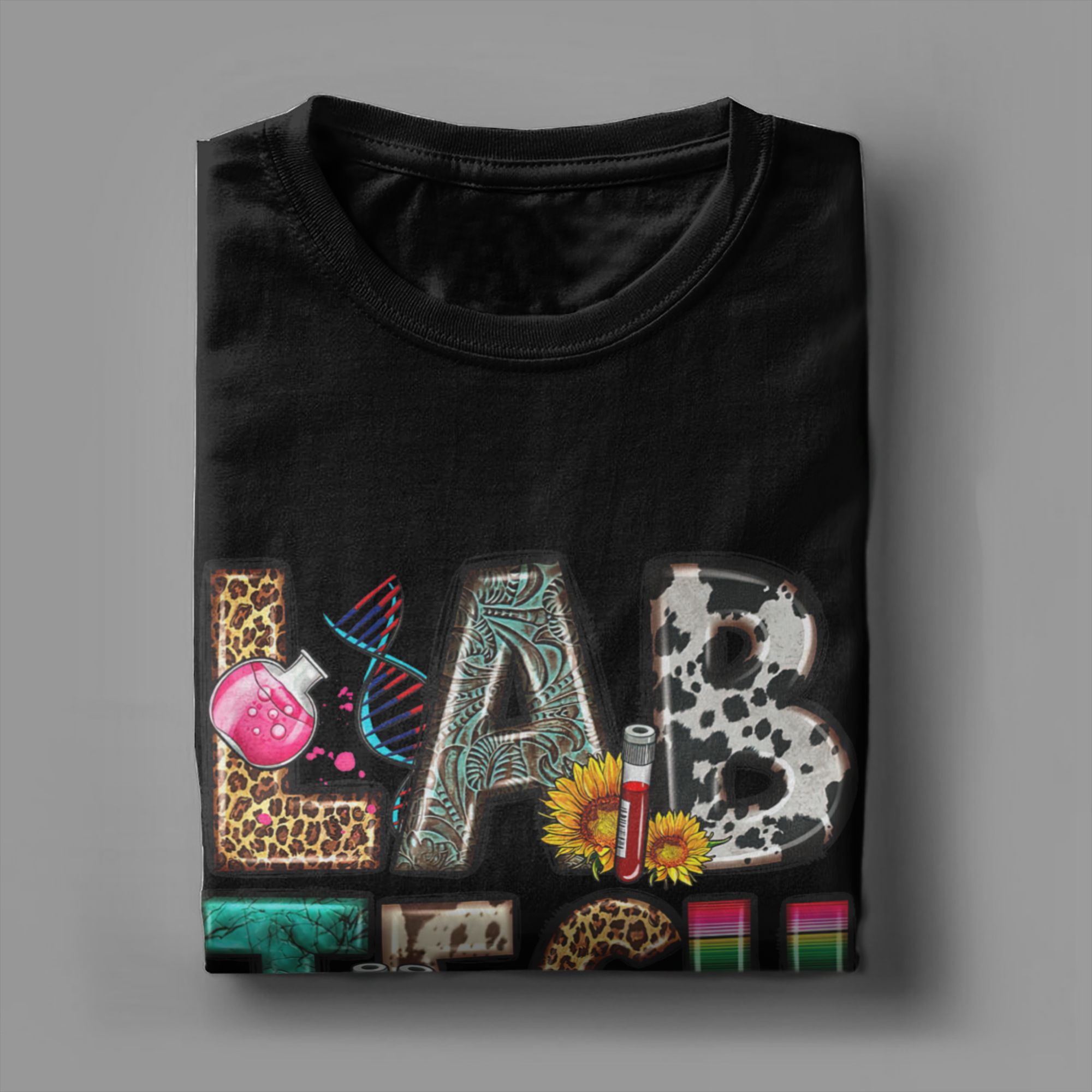 Retro Tech Leopard Floral Medi - Medical Lab Week 评论和价格