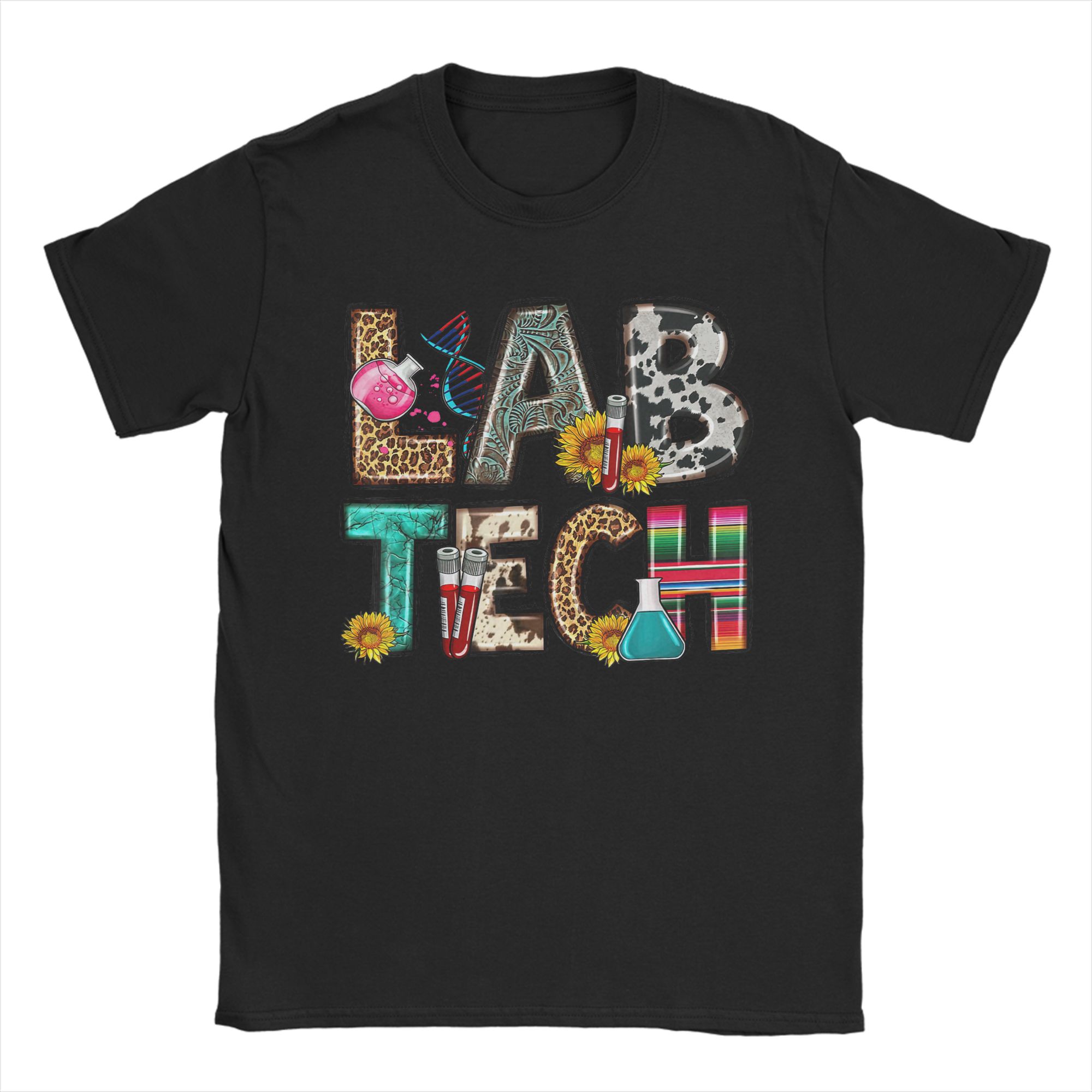 Retro Tech Leopard Floral Medi - Medical Lab Week 评论和价格
